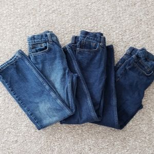 3 pairs Cat & Jack boys' adjustable waist jeans